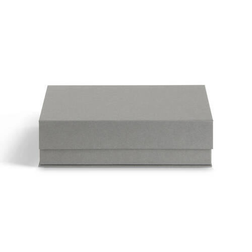 AUFBEWAHRUNGSBOX    25/36.5/10.5 cm  - Grau, Basics, Karton/Papier (25/36.5/10.5cm)