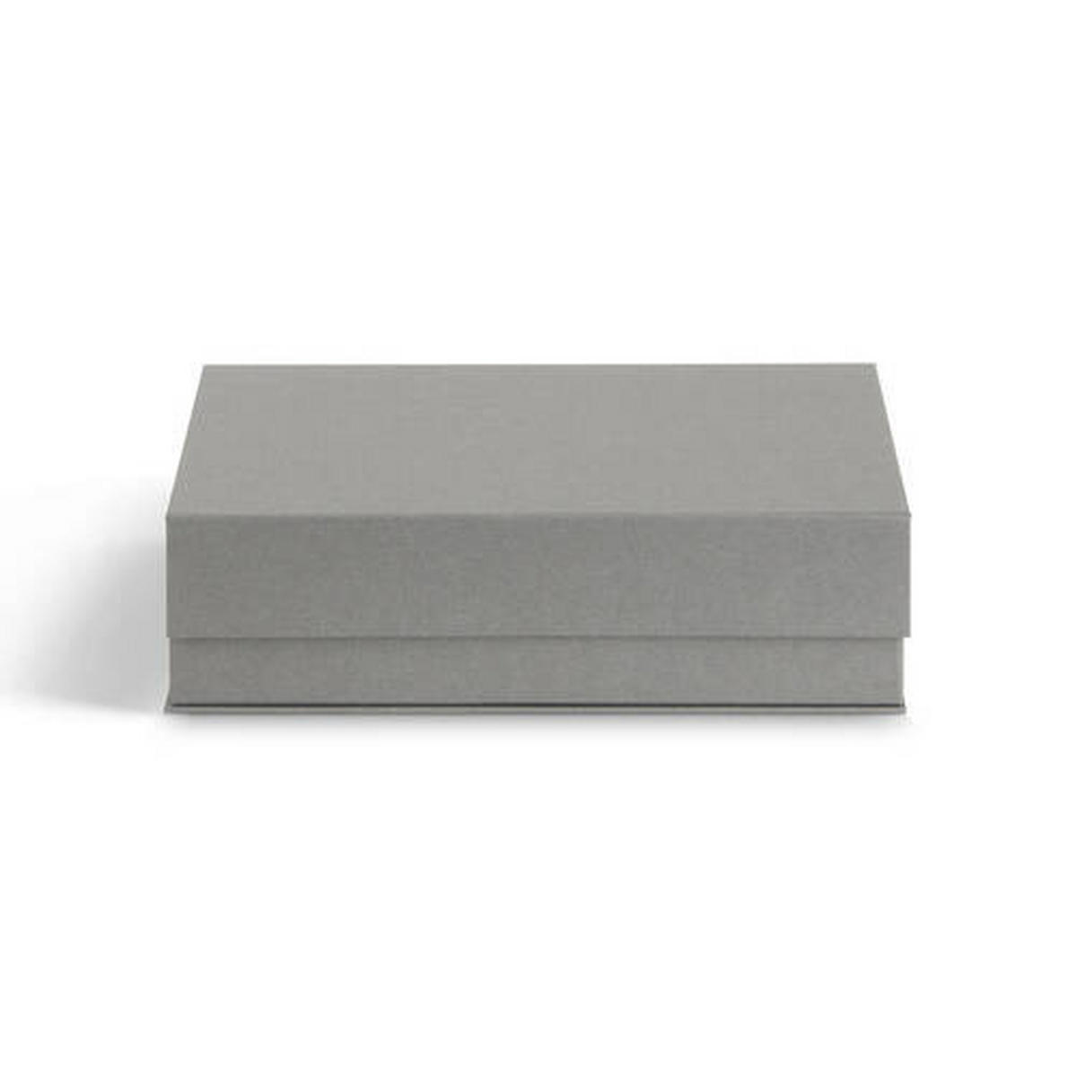 AUFBEWAHRUNGSBOX    25/36.5/10.5 cm  - Grau, Basics, Karton/Papier (25/36.5/10.5cm)