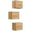 HÄNGESCHRANK  - Eichefarben, MODERN, Holzwerkstoff - MID.YOU