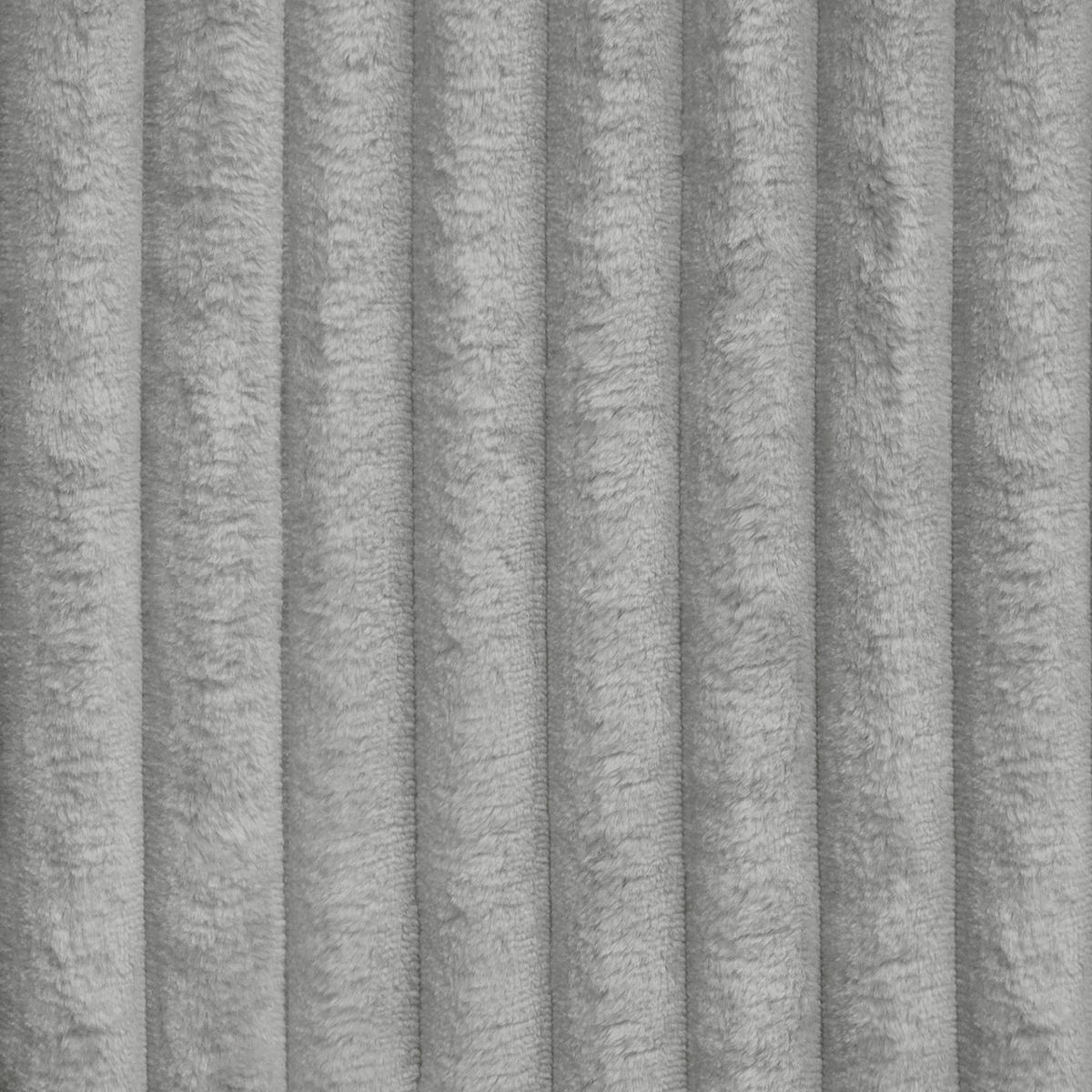 ECKSOFA in Cord Hellgrau  - Hellgrau/Schwarz, Modern, Kunststoff/Textil (182/302cm) - Carryhome