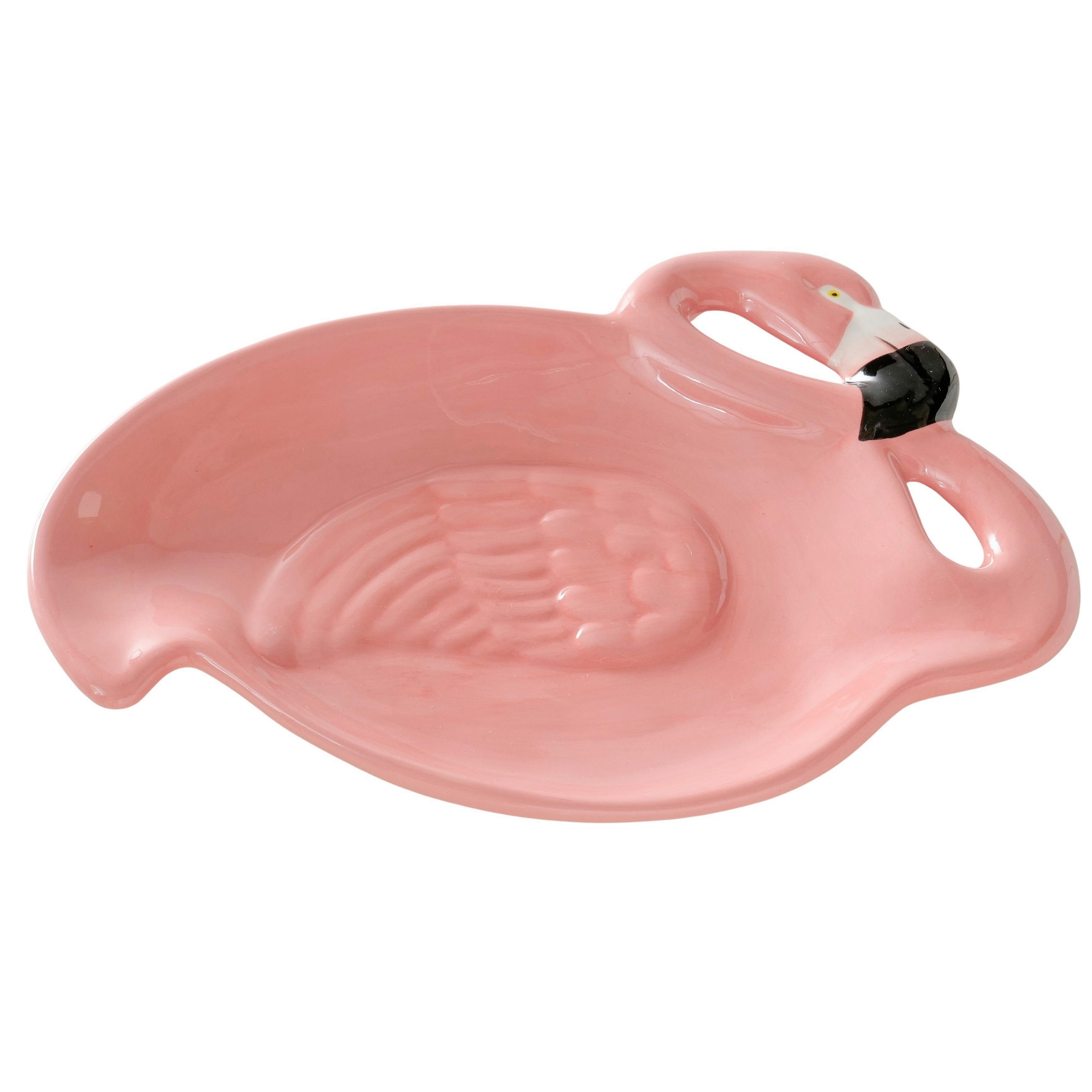 SERVIERPLATTE  - Hellrosa, Basics, Keramik (28/23/3cm) - Boltze Home