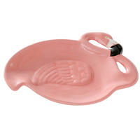 SERVIERPLATTE  - Hellrosa, Basics, Keramik (28/23/3cm) - Boltze Home