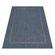 FLACHWEBETEPPICH 120/170 cm Relax Blau  - Blau, Basics, Textil (120/170cm) - Novel