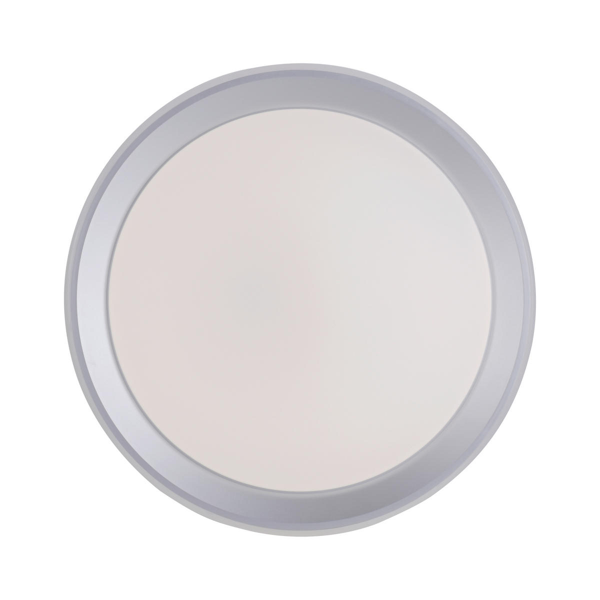 LED-DECKENLEUCHTE Lola Smart  Smart 51/51/7,5 cm   - Silberfarben/Weiß, Design, Kunststoff/Metall (51/51/7,5cm)