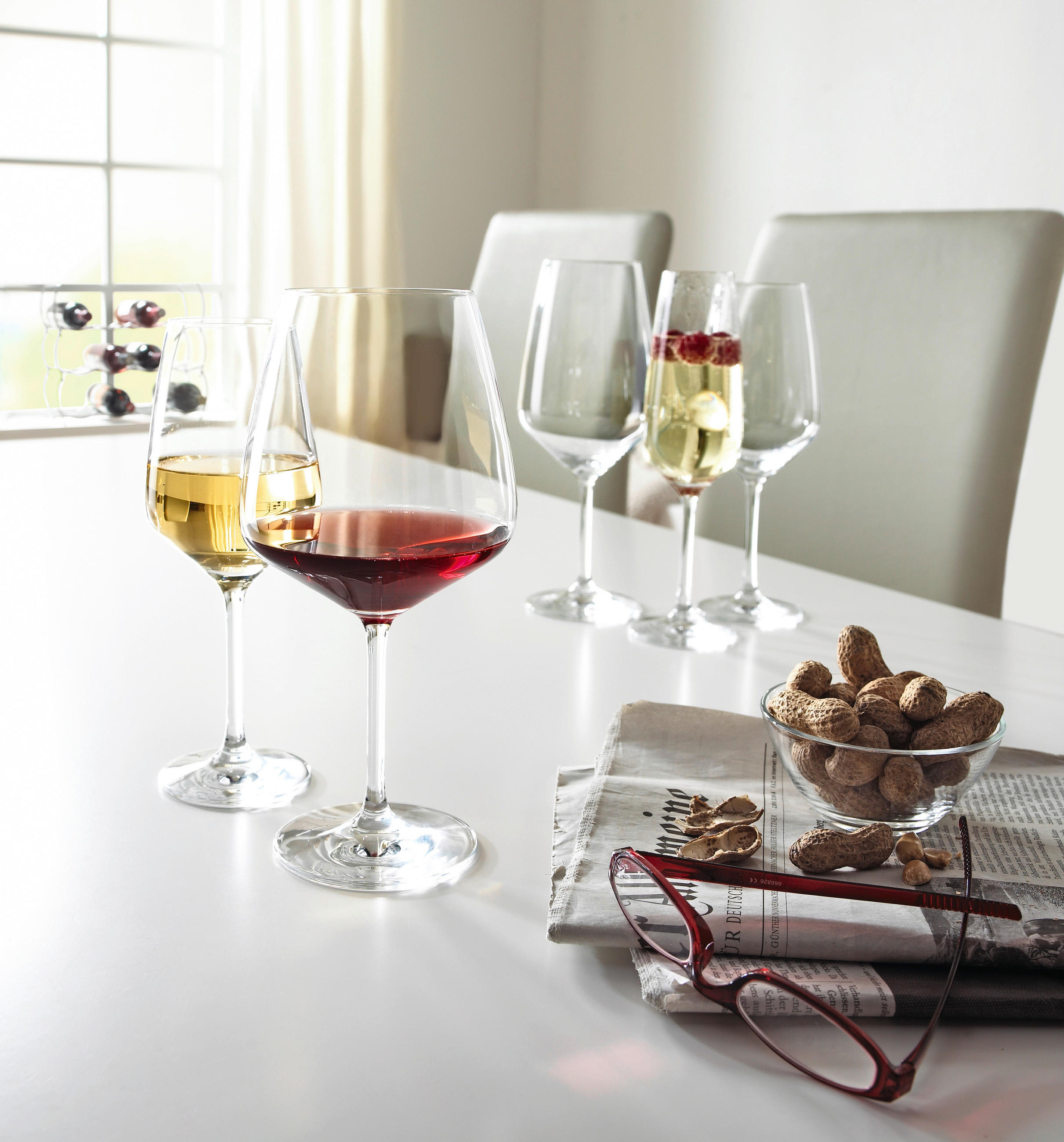 SKLENICE NA ČERVENÉ VÍNO - čiré, Basics, sklo (497ml) - Schott Zwiesel