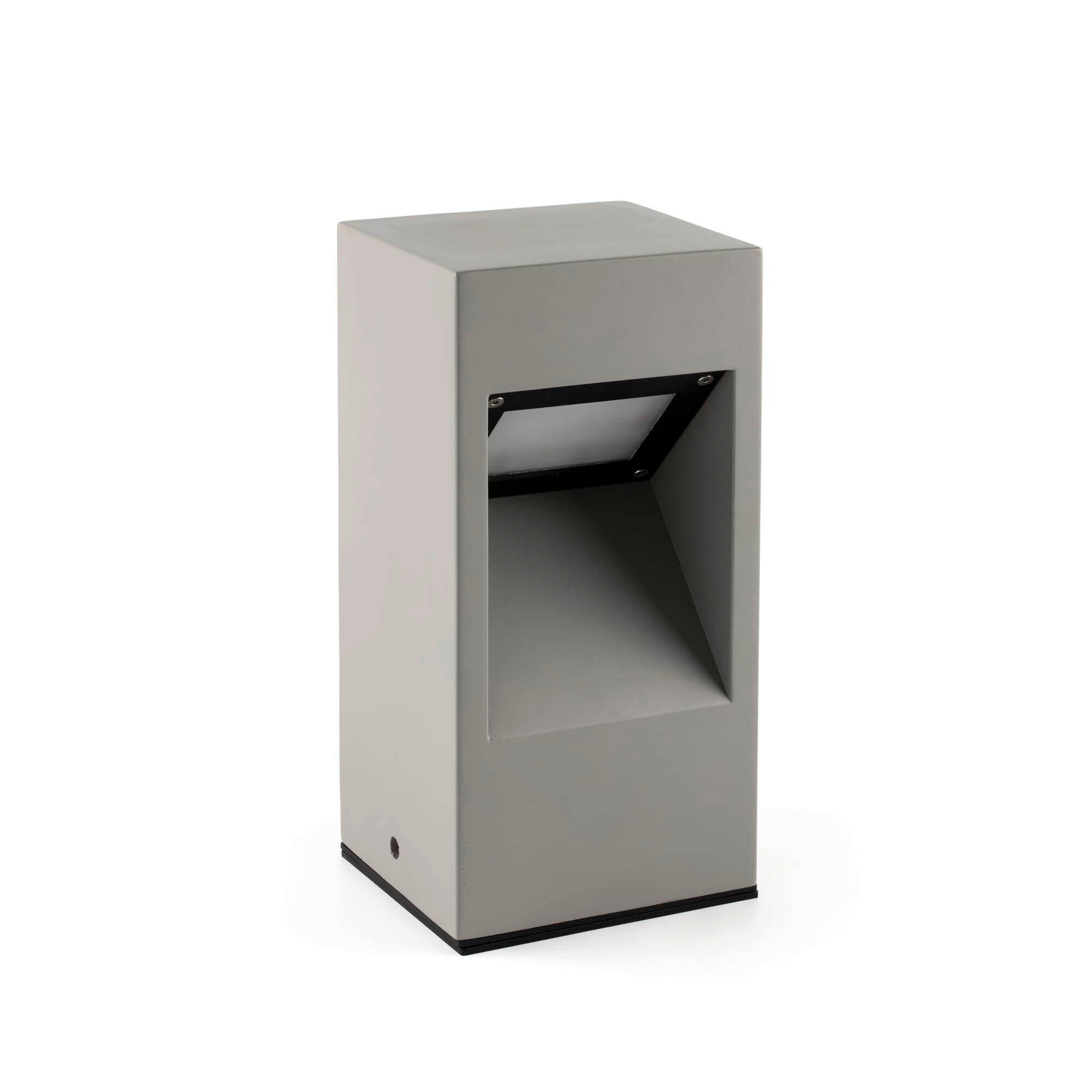 AUßENSTEHLEUCHTE 15/13/30.5 cm  - Grau, Design, Stein (15/13/30.5cm) - Faro Barcelona