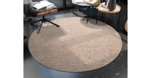 HANDWEBTEPPICH 200/200 cm Helsinki Naturfarben  - Naturfarben, Basics, Textil (200/200cm) - Linea Natura