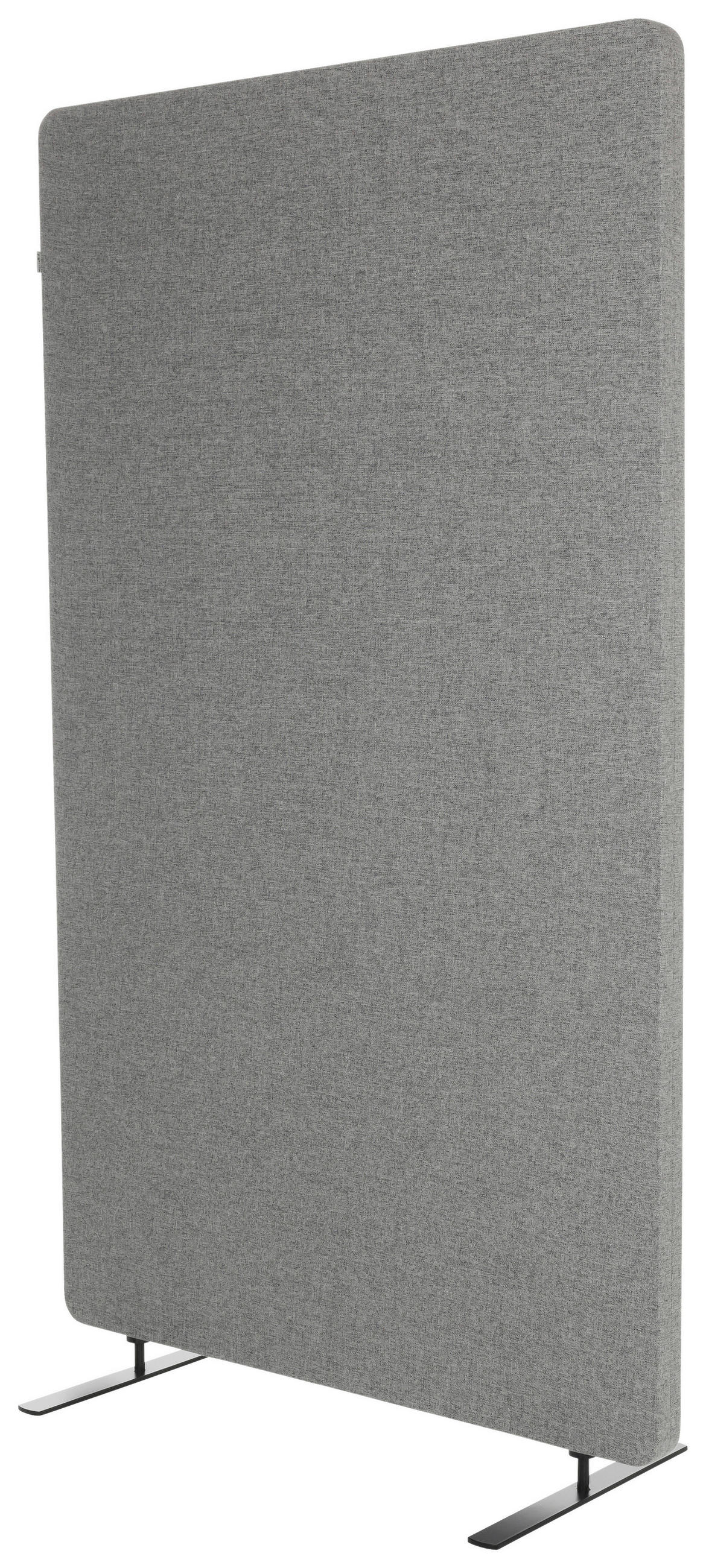 TRENNWAND Textil, Metall, Kunststoff Hellgrau  - Hellgrau, Basics, Kunststoff/Textil (80/142/35cm) - MID.YOU