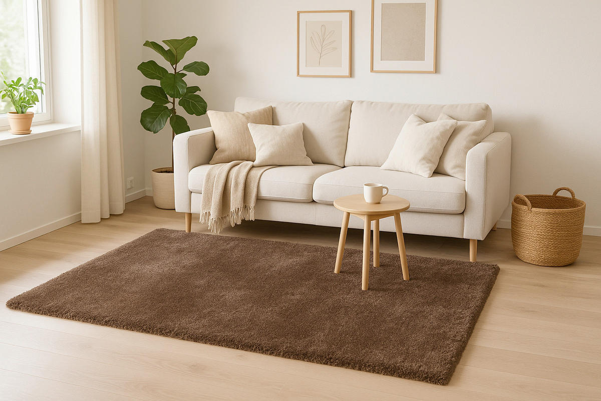 HOCHFLORTEPPICH 160/230 cm Taupe rechteckig  - Taupe, Basics, Textil (160/230cm) - Kayoom