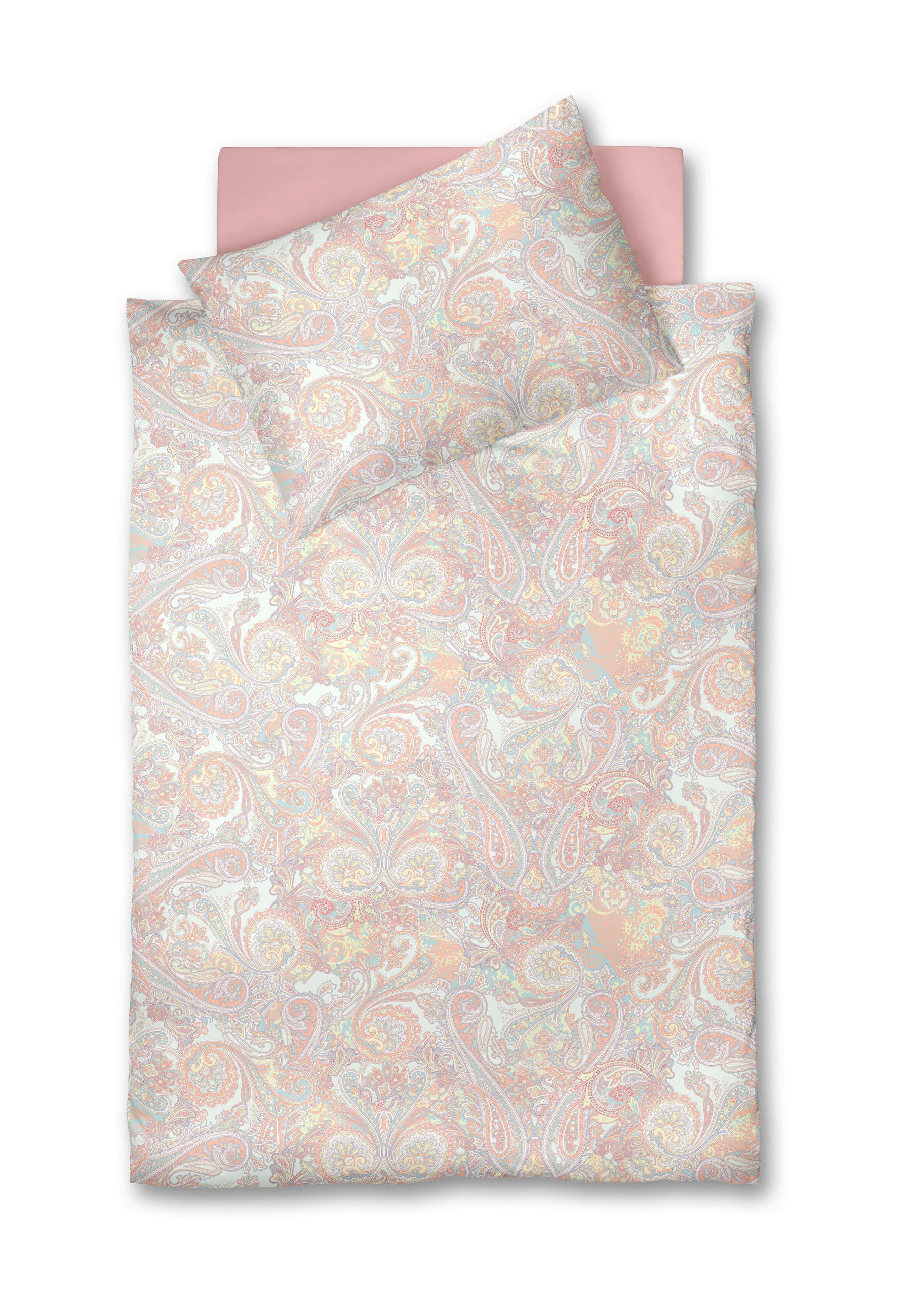 Fleuresse POVLEČENÍ, makosatén, bílá, starorůžová, světle žlutá, světle růžová, pastelově modrá, 140/200 cm