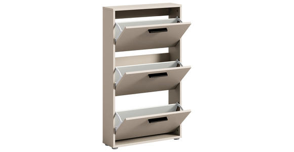 SCHUHKIPPER - Kaschmir/Schwarz, Design, Holzwerkstoff/Kunststoff (59/103/17cm) - Carryhome