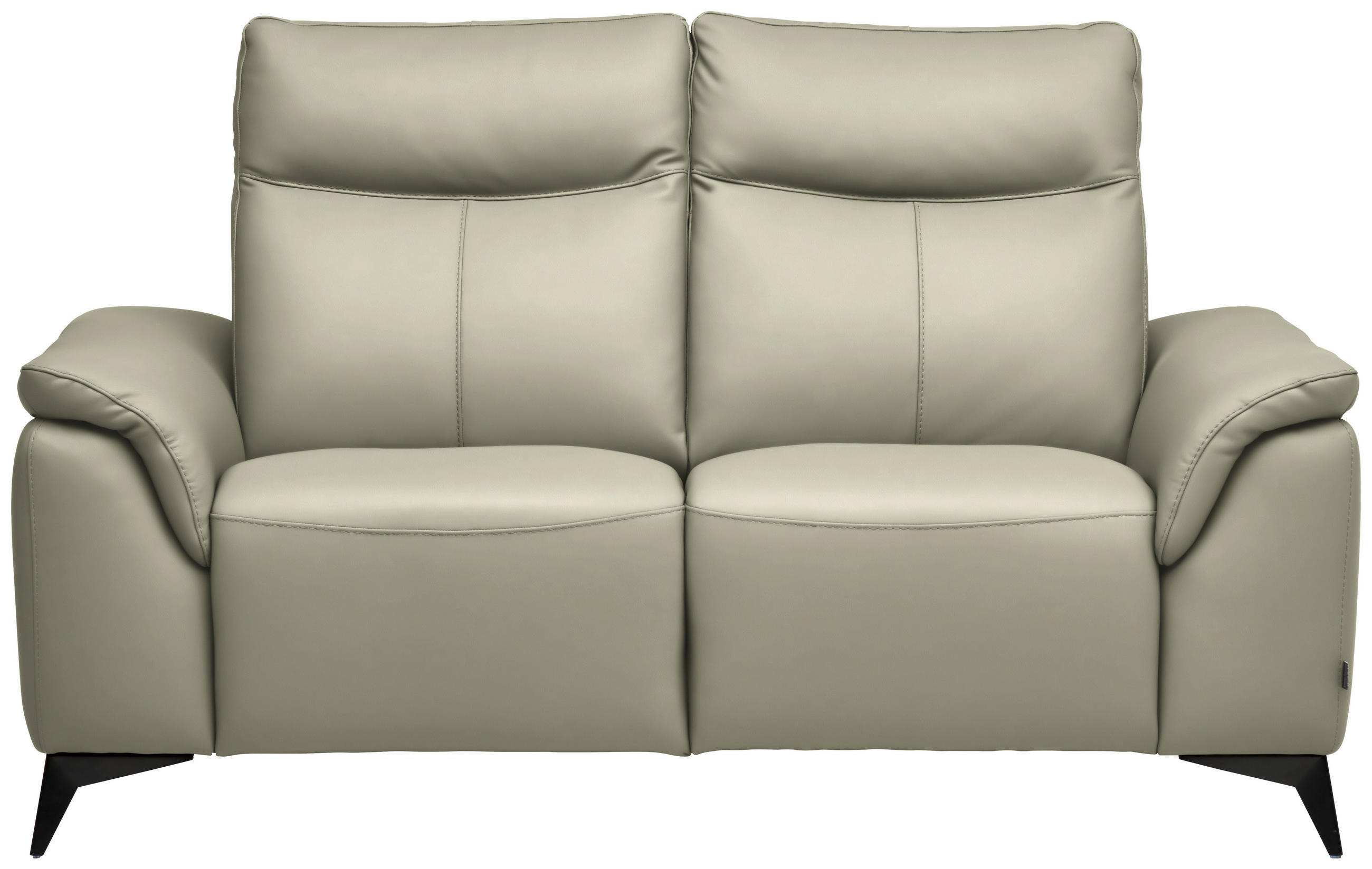 DVOSED 176/105/98 cm , srebrna  - srebrna/crna, Dizajnerski, koža/metal (176/105/98cm) - Belluti