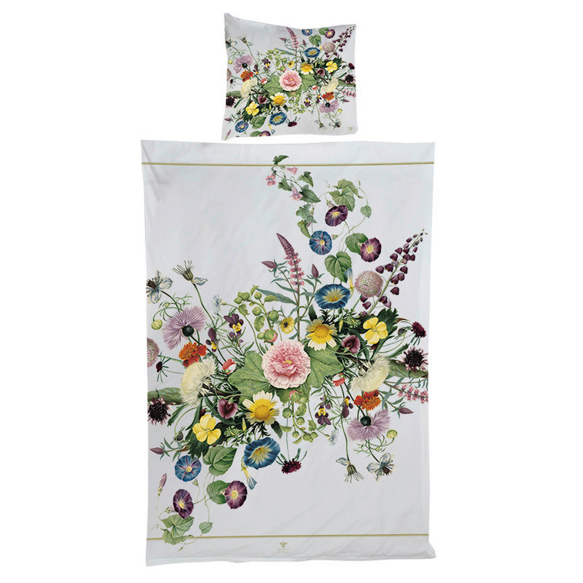 BETTWÄSCHE Flower Garden JL Perkal 135/200 cm  - Multicolor, Basics, Textil (135/200cm)