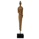 DEKODAME - Schwarz/Naturfarben, Natur, Holz/Metall (14/71/9cm) - Ambia Home