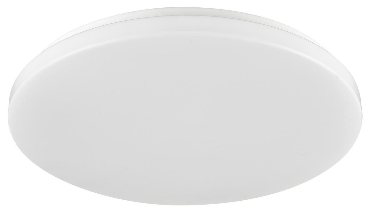STROPNÍ LED SVÍTIDLO, 28 cm - bílá, Basics, kov/plast (28cm) - Boxxx