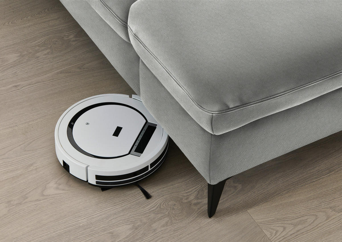 ECKSOFA Chenille Greige  - Greige/Schwarz, Design, Textil/Metall (198/288cm) - Beldomo Style