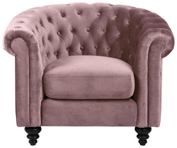 Sessel Im Chesterfield Stil In Altrosa Bestellen