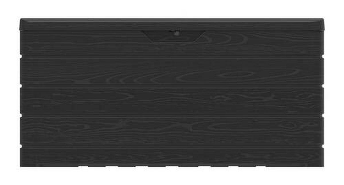 KISSENBOX 129/70/70 cm  - Anthrazit, Basics, Kunststoff (129/70/70cm)