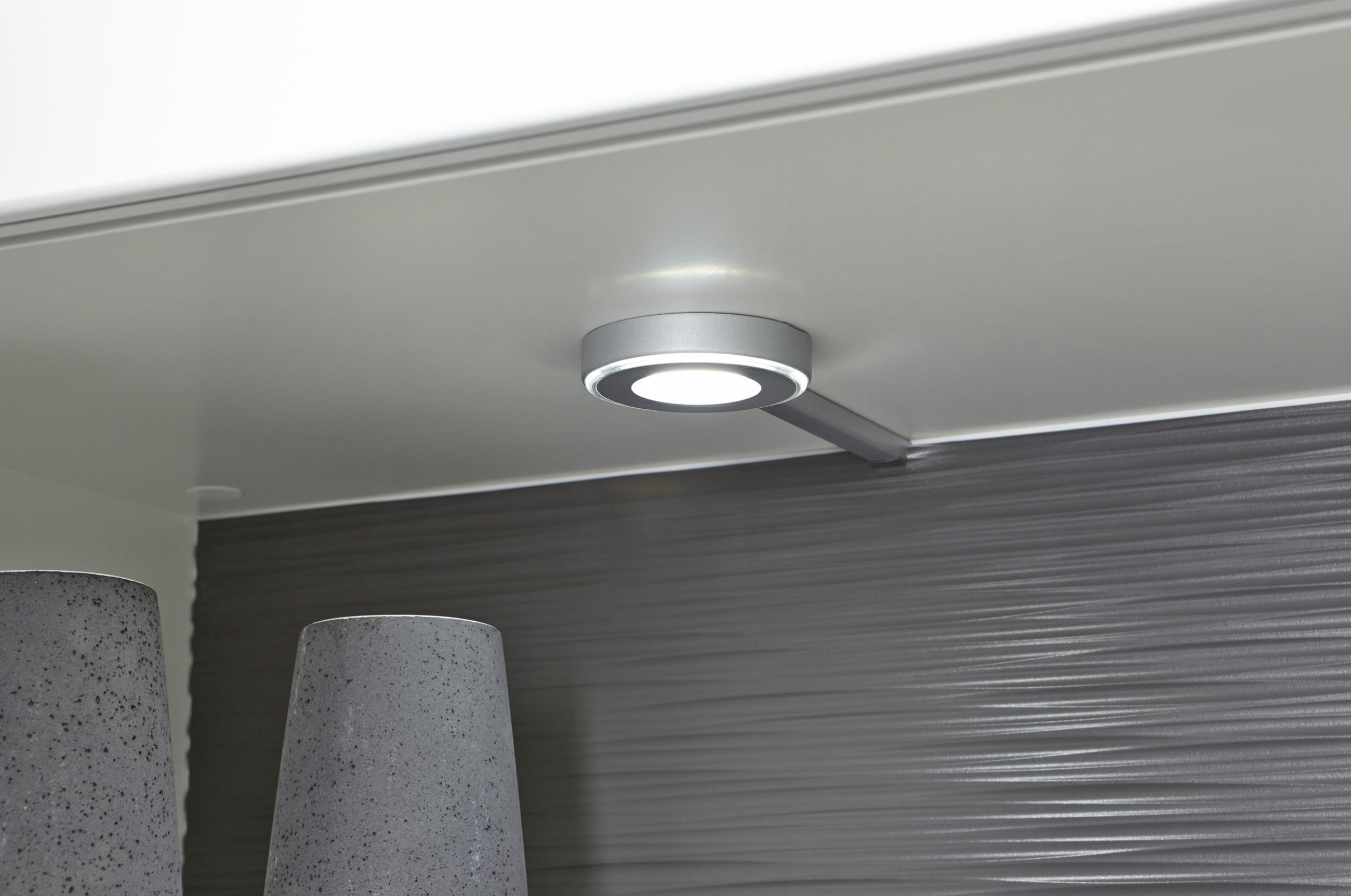 EINLEGEBODENBELEUCHTUNG LED-Leuchtmittel  - Silberfarben, Design, Kunststoff/Metall (6/1/6cm) - Livetastic