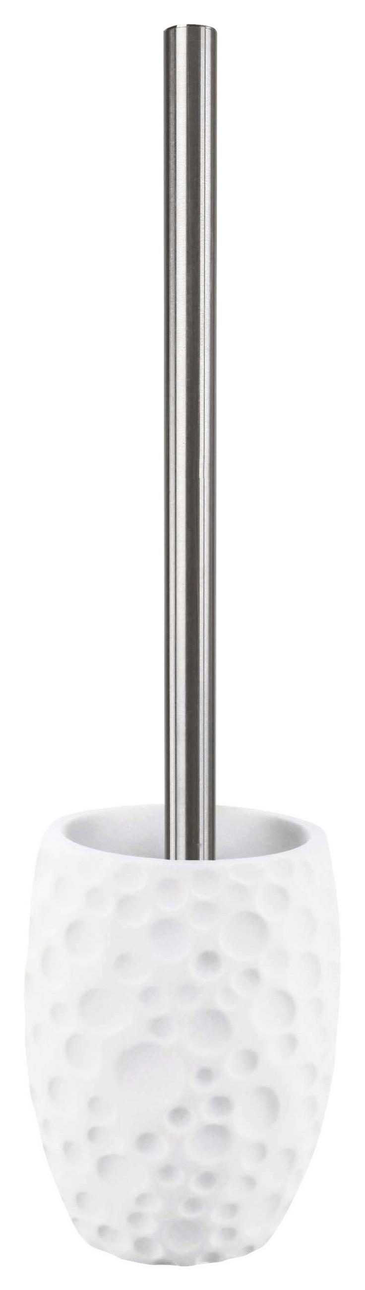 WC-BÜRSTENGARNITUR in    - Weiß, Design, Kunststoff (9,5/37cm) - Kleine Wolke