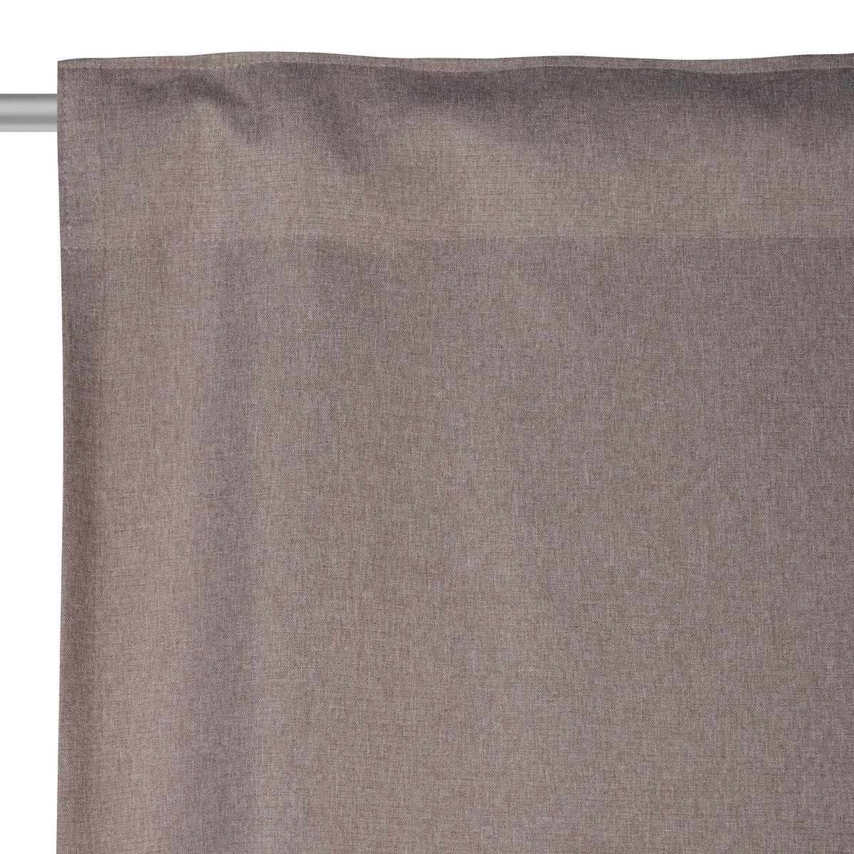 FERTIGVORHANG PINNA black-out (lichtundurchlässig) 140/245 cm   - Hellbraun, Basics, Textil (140/245cm) - Esposa