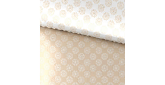 WENDEBETTWÄSCHE 140/200 cm  - Beige, KONVENTIONELL, Textil (140/200cm) - Esposa