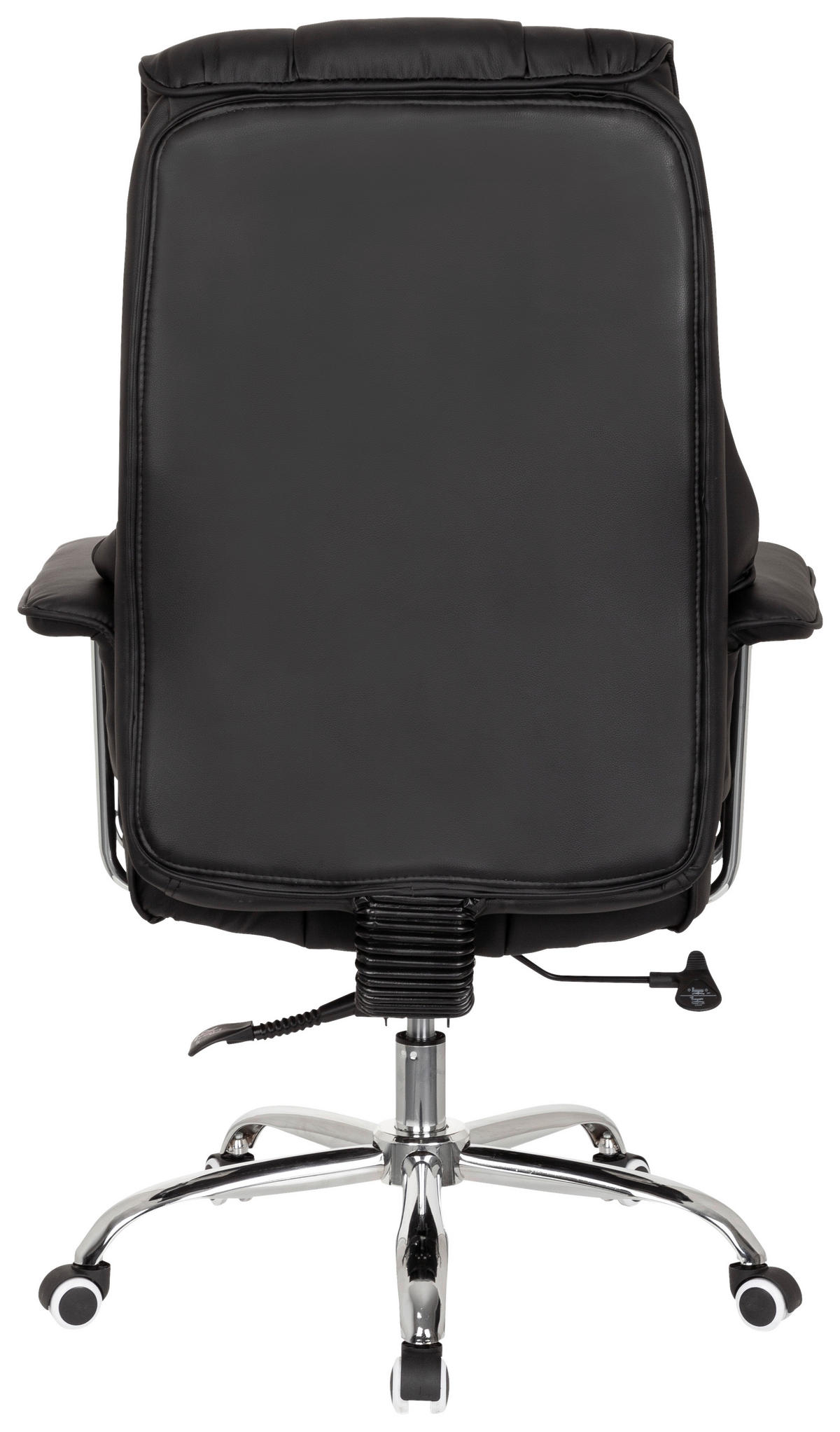 PISARNIŠKI STOL tekstil črna  - barve kroma/črna, Moderno, kovina/umetna masa (75/130/64cm) - MID.YOU