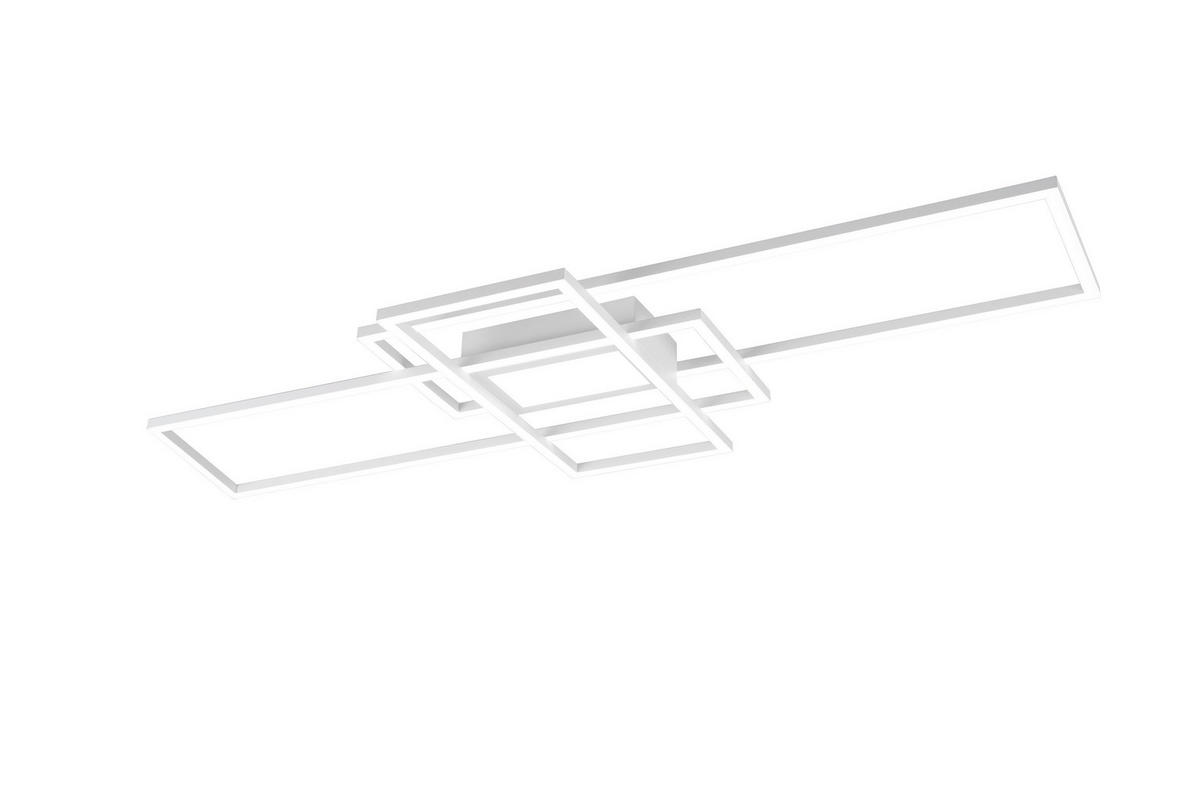 LED PLAFONJERA IRVINE  - bela, Trendi, metal/plastika (105,00/6,5/42,00cm)