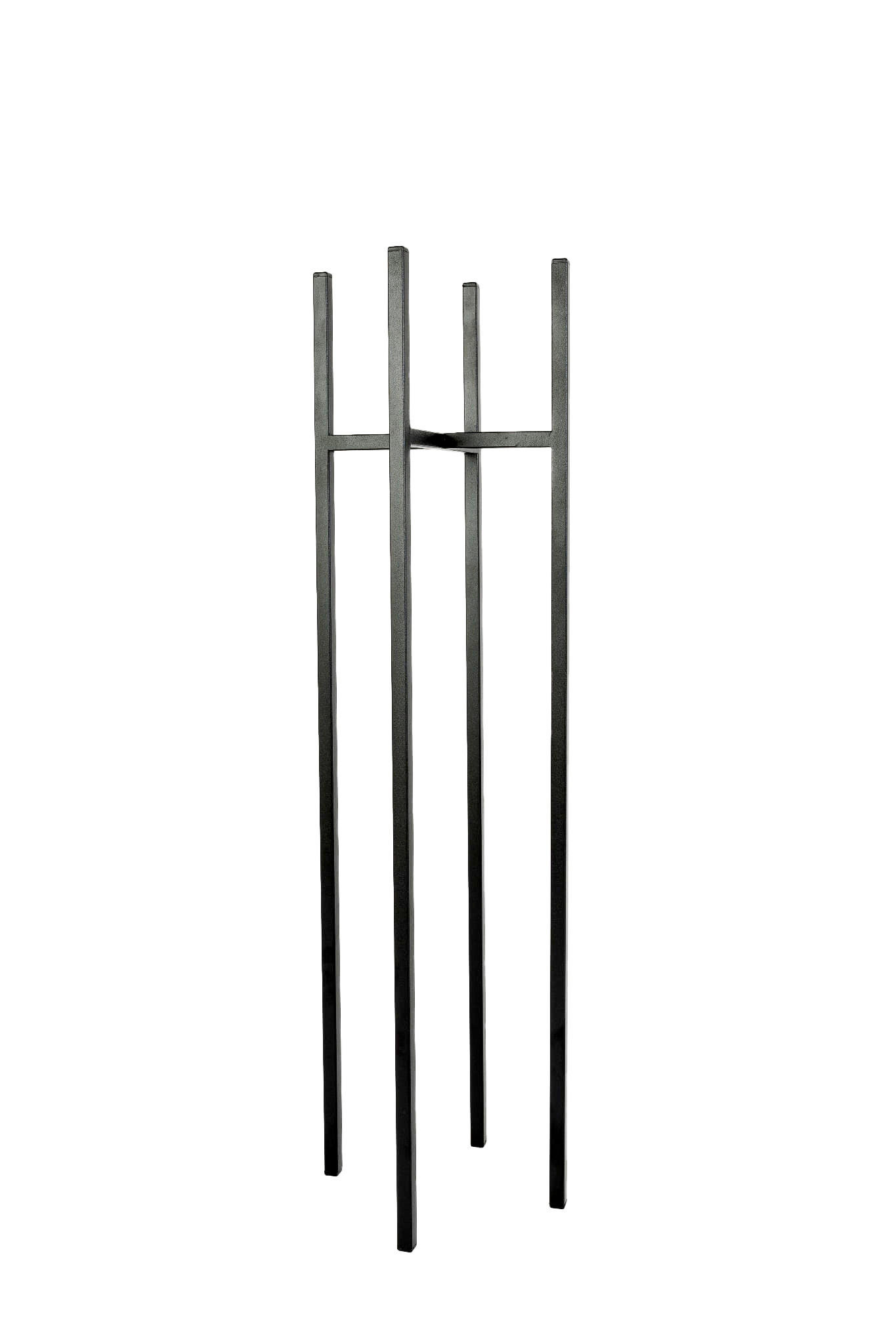 BLUMENSTÄNDER Metall  - Schwarz, Basics, Metall (22/90/22cm)