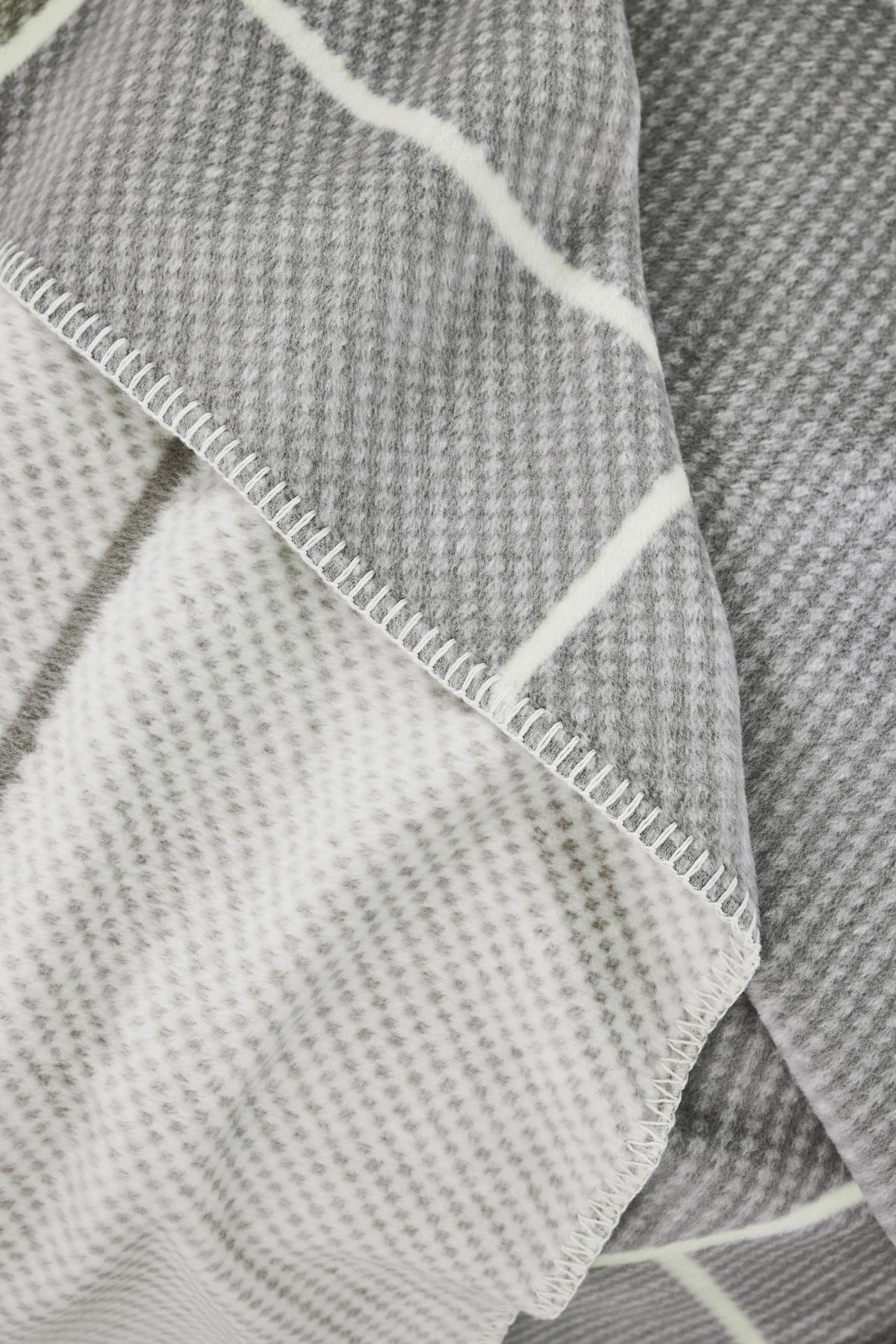 DECKE 150/200 cm  - Hellgrau/Grauweiß, Basics, Textil (150/200cm) - Ibena