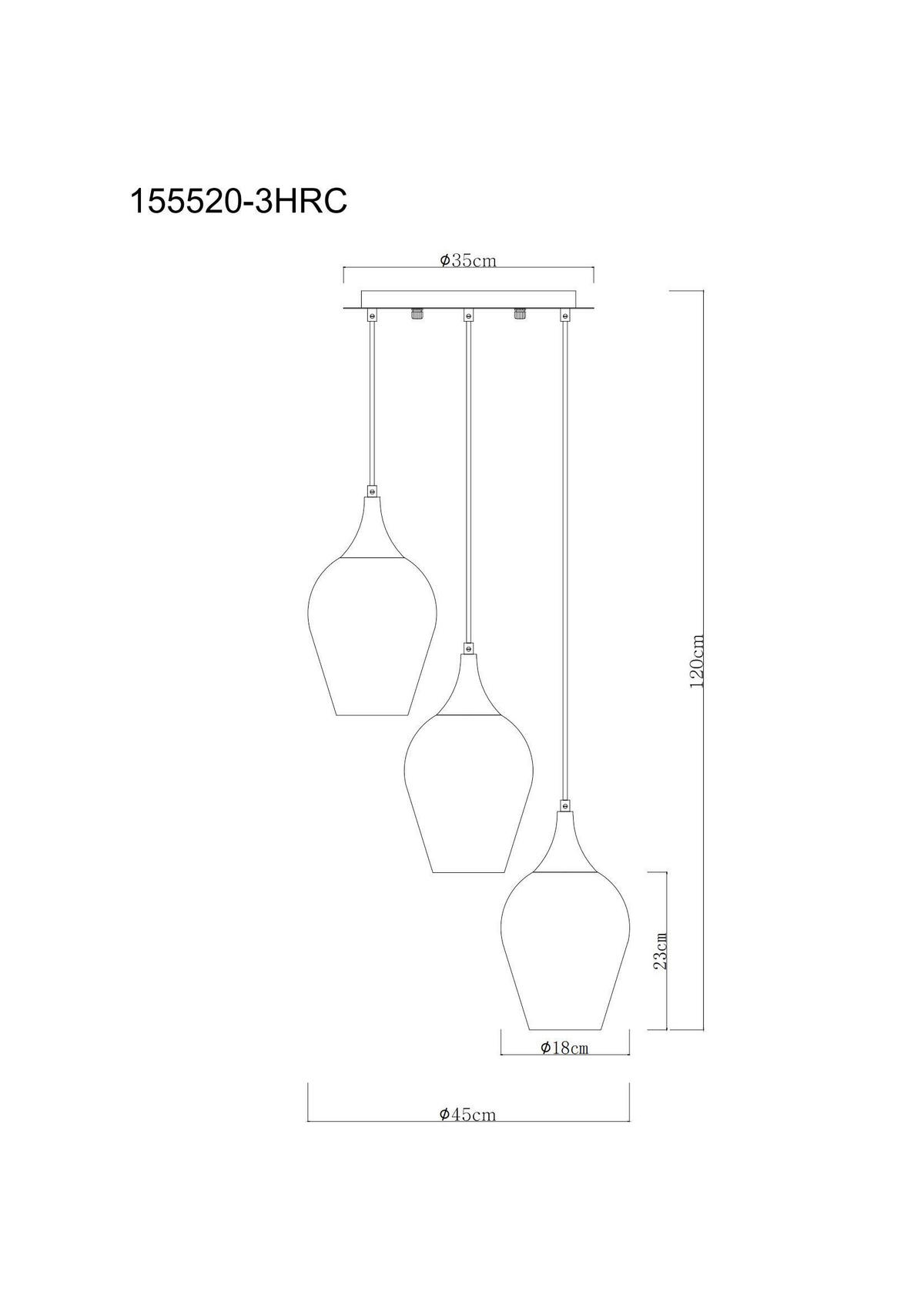 VISEČA SVETILKA  LAVUS      45/120 cm      E27 - rdeča/črna, Design, kovina/steklo (45/120cm) - Globo