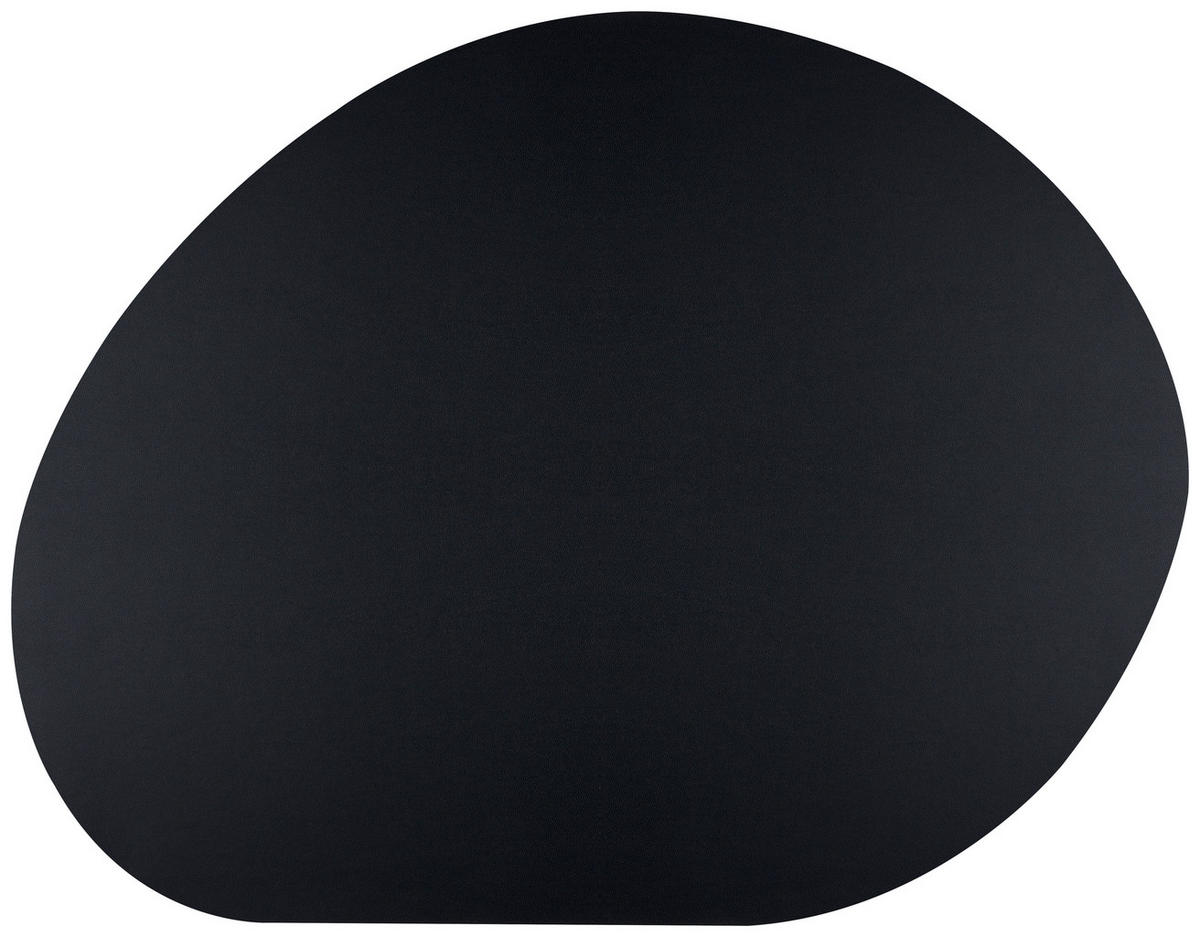 PROSTÍRÁNÍ, polyvinylchlorid (PVC),  - černá, Basics, textil (45/35/0,18cm) - Ambia Home