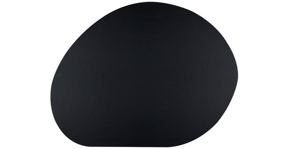 TISCHSET Textil Lederlook Schwarz - Schwarz, Basics, Textil (45/35/0,18cm) - Ambia Home