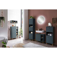 HIGHBOARD Schildmeyer Bjarne  in 60,2/113,4/33,1 cm  - Blau/Petrol, MODERN, Holz/Holzwerkstoff (60,2/113,4/33,1cm) - Stylife