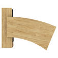 ECKSCHREIBTISCH  in Anthrazit, Hickory  - Anthrazit/Alufarben, Design, Holzwerkstoff/Metall (200/160cm) - Moderano