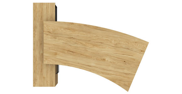 ECKSCHREIBTISCH in Anthrazit, Hickory - Anthrazit/Alufarben, Design, Holzwerkstoff/Metall (200/160cm) - Moderano