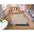 WEBTEPPICH 65/130 cm Palazzo Lobo Blau, Grau  - Blau/Grau, KONVENTIONELL, Textil (65/130cm) - Novel