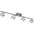LED-STRAHLER - Nickelfarben, Design, Kunststoff/Metall (11/85cm) - Novel LED-STRAHLER - Nickelfarben, Design, Kunststoff/Metall (11/85cm) - Novel