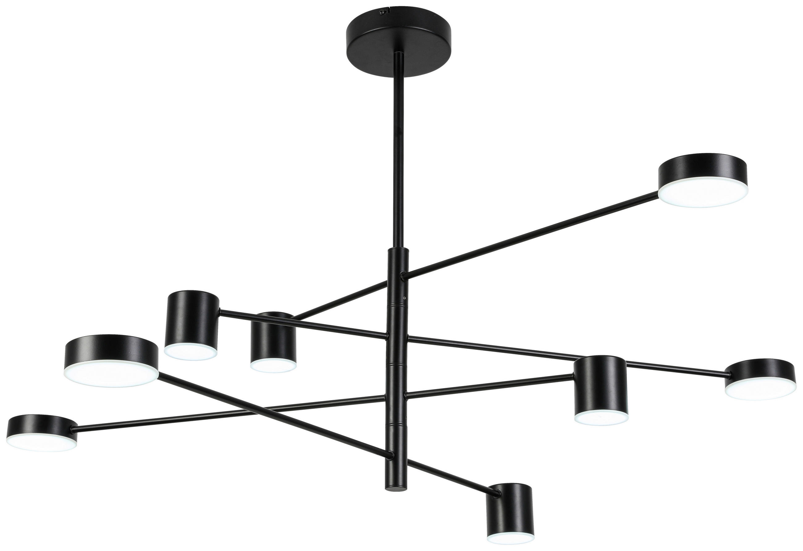 HÄNGELEUCHTE 87,3/65 cm   - Schwarz, Design, Kunststoff/Metall (87,3/65cm) - Collet's Monde