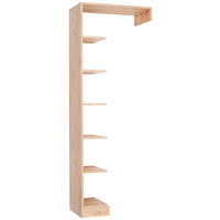 BABYREGAL Leo Eichefarben  - Eichefarben/Schwarz, Trend, Holzwerkstoff/Kunststoff (77/209/40cm) - Jimmylee