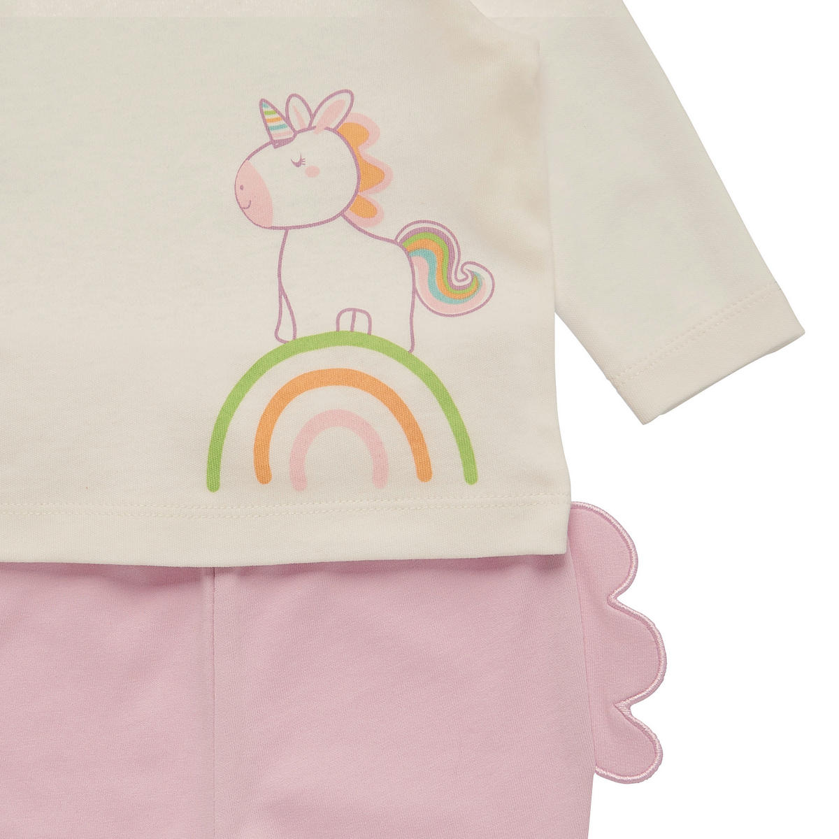 BABYBEKLEIDUNGSSET Sammy 2-teilig  - Hellrosa/Creme, Basics, Textil (56null) - Patinio