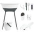 Luma Bade- und Pflegeset - Weiß, Basics, Kunststoff/Metall (79,5/40/46cm) Luma Bade- und Pflegeset - Weiß, Basics, Kunststoff/Metall (79,5/40/46cm)