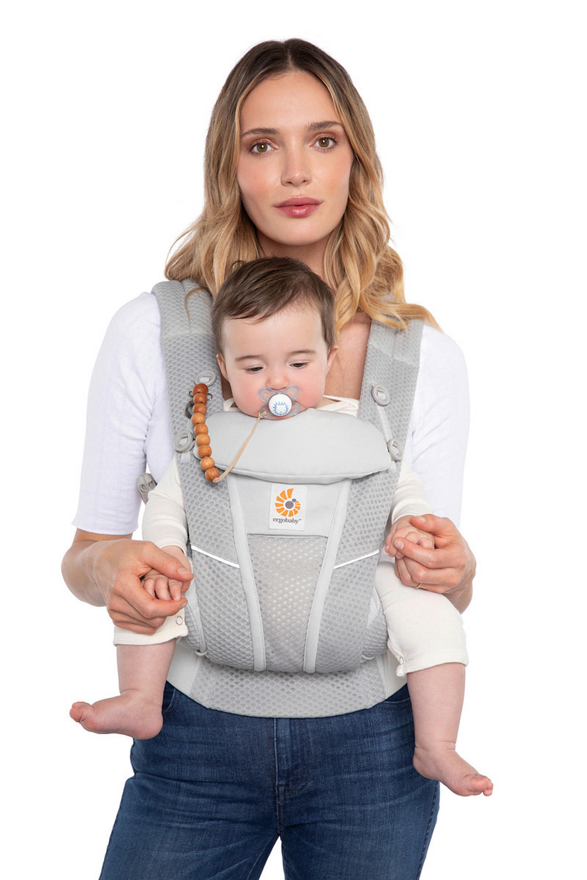 KENGUR NOSILJKA  Omni Breeze  - svetlosiva, Osnovno, tekstil (0,7kg) - Ergo Baby