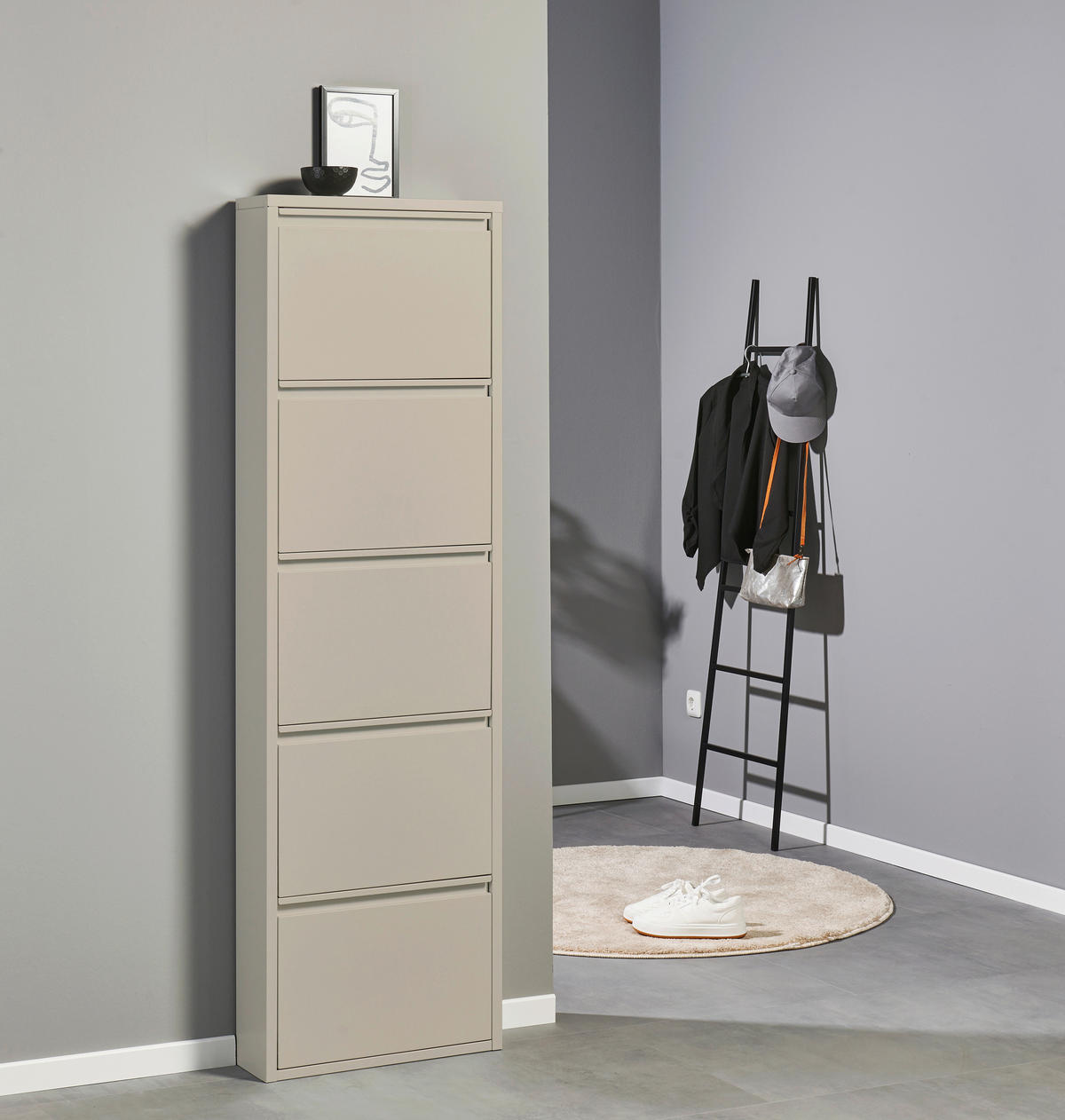 SCHUHKIPPER  in 51/170/16 cm  - Kaschmir, MODERN, Metall (51/170/16cm) - Boxxx