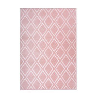 FLACHWEBETEPPICH 120/170 cm Monroe 300 Rosa Rosa  - Rosa, KONVENTIONELL, Kunststoff/Textil (120/170cm)