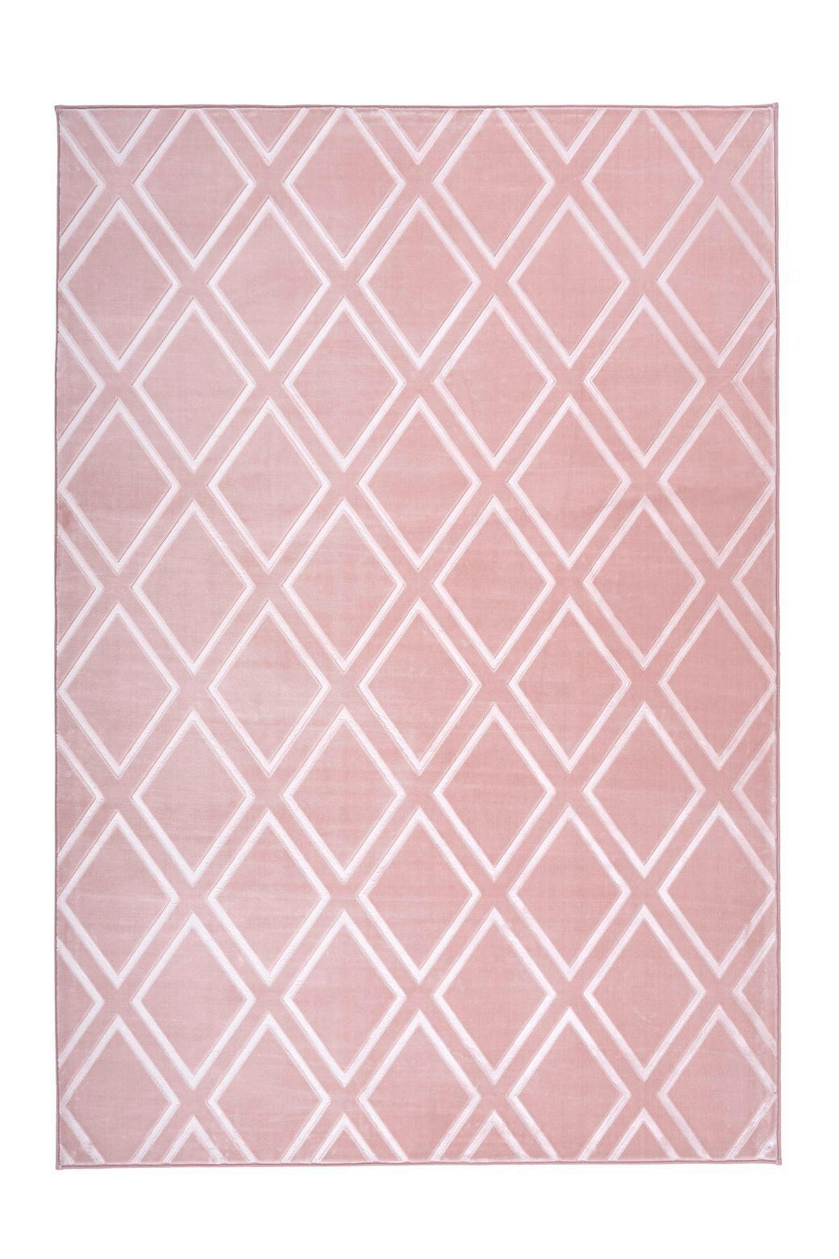 FLACHWEBETEPPICH 120/170 cm Monroe 300 Rosa Rosa  - Rosa, KONVENTIONELL, Kunststoff/Textil (120/170cm)
