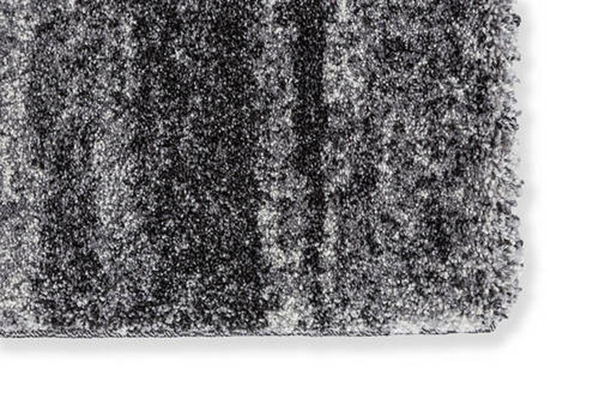 WEBTEPPICH 80/150 cm Savona Grau, Silberfarben, Weiß  - Silberfarben/Weiß, KONVENTIONELL, Textil (80/150cm) - Novel
