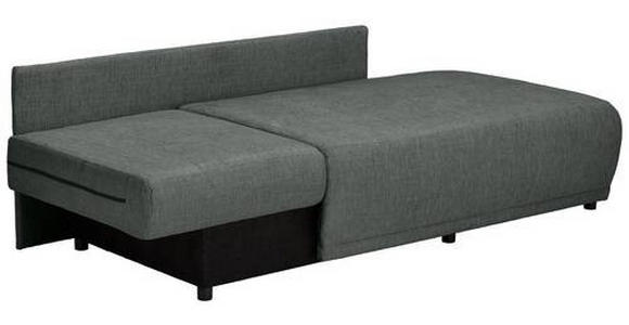 CHAISELONGUE Chenille Anthrazit  - Anthrazit/Schwarz, KONVENTIONELL, Kunststoff/Textil (93/73/171cm) - Carryhome