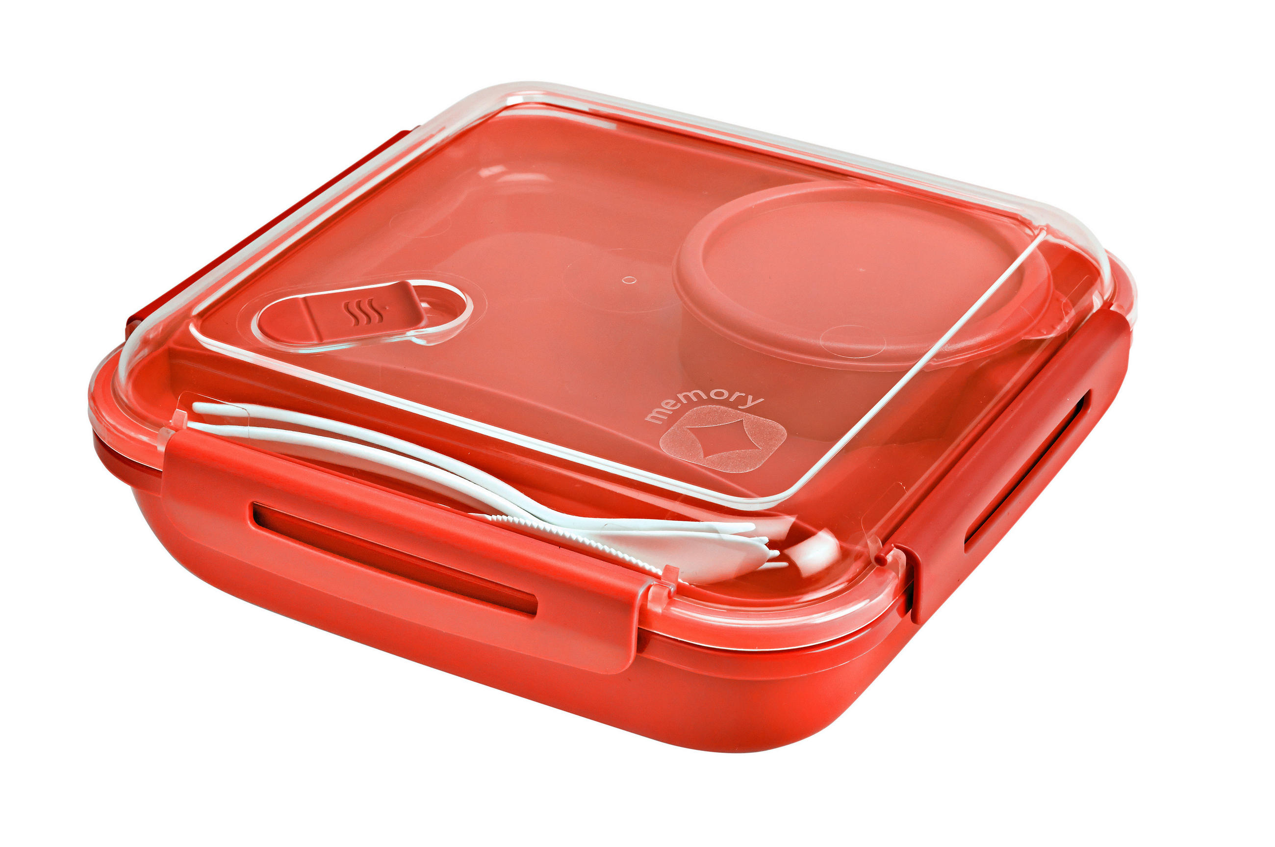 MIKROWELLENTELLER  - Rot, Basics, Kunststoff (19,5/6/19,5cm) - Rotho
