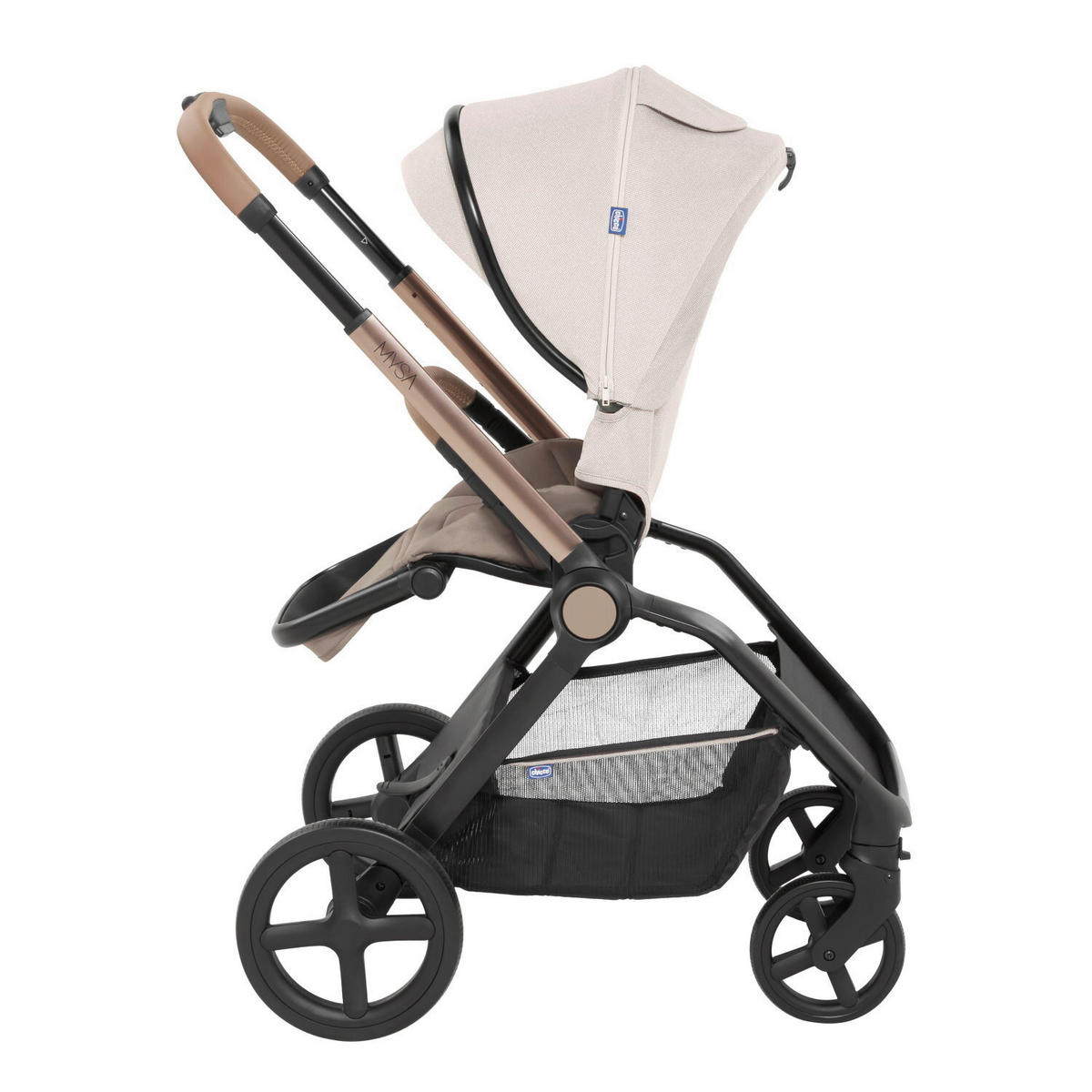 BUGGY MYSA  - Beige, Basics, Textil/Metall (56/89/92-108cm) - Chicco